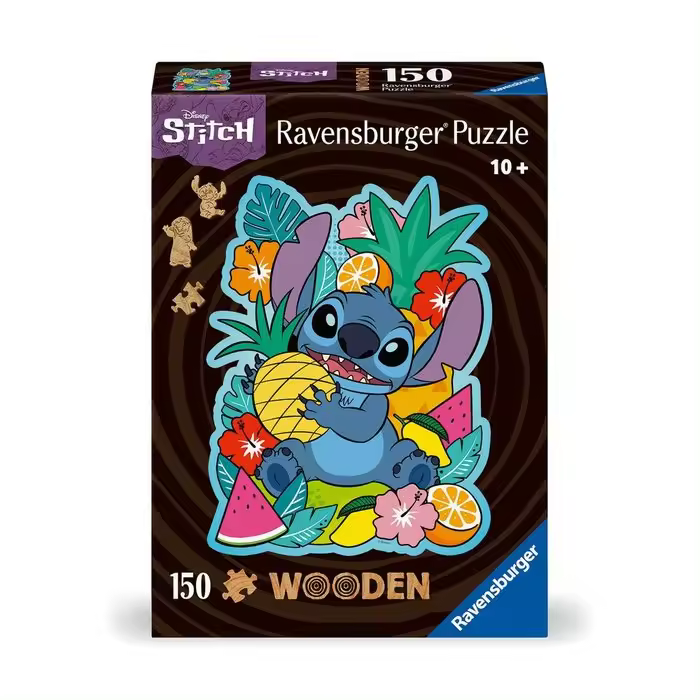 RAVENSBURGER PUZZLE DE MADERA DISNEY STITCH 150 PIEZAS PUZZLE DE MADERA 150 PIEZAS 22x6x16 Cms. - 1