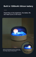 Luz Nocturna Con Paisaje Lunar Y Bluetooth Recargable Para Dormitorio Iluminación Atmosférica Para Niños Regalo De Navidad Dimmer Sin Etapas Incluye Batería Recargable - details 6