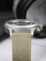 Reloj De Cuarzo Militado ML1868KF VK67 Movimiento De Cronógrafo Vidrio De Zafiro Luminoso 100m Impermeable 39mm Retro - details 7