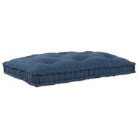 Cojín para sofá de palets vidaXL de tela azul - details 1