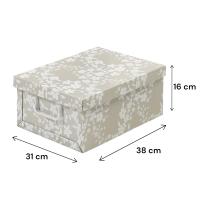 Caja de Almacenamiento de Cartón Reforzado Cosatto con Tapa y Asas 38 X 31 X 16 Cm - details 1