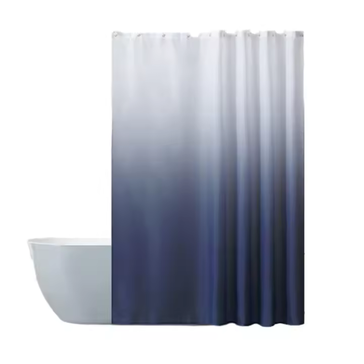 Cortina de Ducha Lavable Poliéster 180x180 Cm - 1