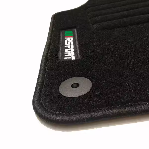 Alfombras Alfombrillas a medida en moqueta velour con logo para Skoda Superb II desde 2008 hasta 2015 - 1