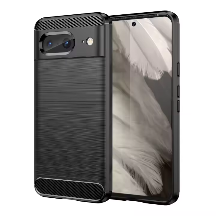 Max Power Digital Funda para móvil Google Pixel 8 Carcasa Silicona Fibra de Carbono Elástica Antigolpes - 1