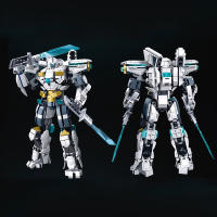 Robo Warrior Blanco Guardián Robot Building Blocks 561pcs Juguetes Educativos De Construcción Para Niños Sin Caja Sluban - details 1