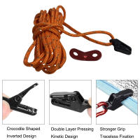 10 Pcs Abrazaderas De Toldo Clips De Tela Para Acampar Y Supervivencia Con 4 Pcs De Cuerda De Viento De 4 M Abrazaderas De Ganchillo Para Estirar El Toldo - details 2