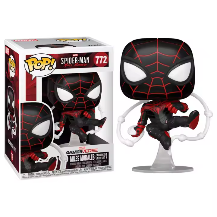 Figura POP Marvel Spiderman Miles Morales Advanced Tech Suit - 1