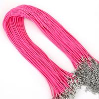 10 Pcs De Cadena De Cuero Falso Para Pulseras Collares Con Cierre De Tobogán Hecho En China Material De Poliéster Para Creación De Joyería DIY - details 3