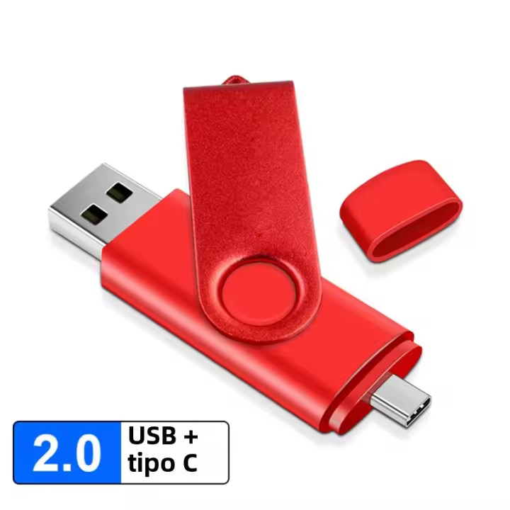 OTG Disco Duro Portátil 1TB USB 2,0 de Alta Velocidad Impermeable 64GB Memory Stick 128GB Unidades Flash USB Tipo-C de Memoria - 1