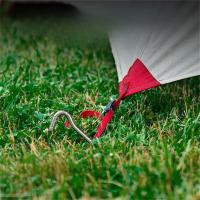 10pcs Palos De Tenda De Aluminio Con Gancho Para Camping Y Viajes Al Aire Libre Palos De Tierra Duros Y Ligeros Para Tarp Y Awning - details 5