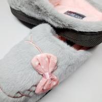 ZAPATILLAS DE CASA PARA INVIERNO CON PELO,ZAPATILLAS DE MUJER,Zapatillas de invierno con pelo,4 COLORES,rosa,gris,ANTIDESLIZANTES,CM, FESPU - details 8