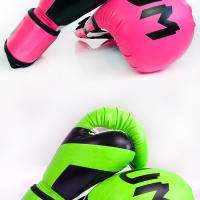 Guantes De Boxeo Profesionales PU Cuero 6/8/10/12oz Para MMA Sanda Entrenamiento Y Boxeo De Muay Thai Unisex - details 6