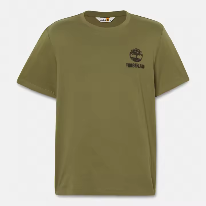 Camiseta de Manga Corta Back Logo, Marca Timberland, Variedad de color y talla, Para Hombre - 1