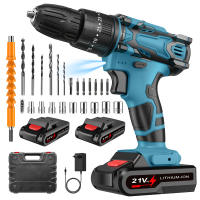 3 in 1 Cordless Impact Drill Brushed Electric Screwdriver  Electric Hammer Drill Mini Wireless Hand Drill Lithium-Ion Battery Power Tools Perfect For Gifts - details 12