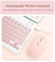 Teclado inalámbrico Universal con Bluetooth, Ratón para iPad, tabletas, portátiles, teléfonos inteligentes con Cable USB - details 4