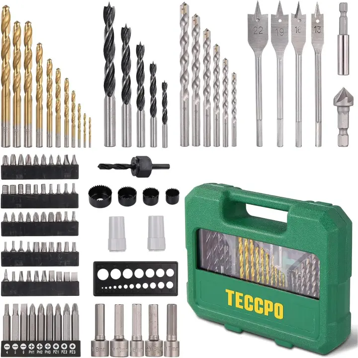 Juego de Brocas y Puntas de Destornillador TACKLIFE - Teccpo Mth400 - Envío 24 Horas - 1
