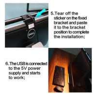 Lámpara De Tarea LED Para Escritorio Con Control Remoto Y Aluminio 44cm Luz De Monitor Cuidado De Los Ojos USB Magnética Sin Destellos Para Oficina - details 13