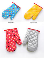 Mitten Microondas Horno Guante de Algodón Con Aislamiento Para Hornear Guantes Resistentes Al Calor Horno Mitones Terileno Antideslizante Lindo Herramienta DE LA Cocina 1 Unids - details 3