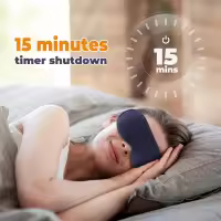 Mascarilla eléctrica para ojos con calefacción por USB, compresa caliente, antifatiga ocular, mascarilla de vapor para ojos secos, ajuste de temperatura de 3 velocidades, masajeador ocular con vibración de 6 velocidades - details 3