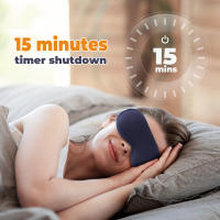 Mascarilla eléctrica para ojos con calefacción por USB, compresa caliente, antifatiga ocular, mascarilla de vapor para ojos secos, ajuste de temperatura de 3 velocidades, masajeador ocular con vibración de 6 velocidades - details 3
