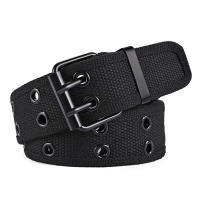 Cinturón Unisex De Lona Pora Y Nylon Para Hombres Y Mujeres Cinturón Deportivo De Alta Calidad Estilo Casual Con Patrón Rayado - details 11