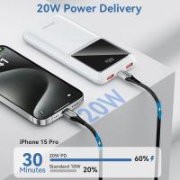 VENTION/威迅 - FHKB0 10000mAh Power Bank de carga rápida - 22,5W - compacto - USB-C, pantalla LED, portátil - details 1