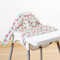 Alfombrilla De Comer Para Bebé HappyFlute One Piece Estampado Completo Impermeable De Poliéster Con Mangas Largas Para Escenarios Variados - details 8