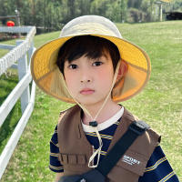 Sombrero De Pescar Para Niños Y Niñas Xinbaoguan 100% Poliéster Con Gran Alas Protección Solar Transpirable Para Verano - details 18