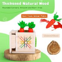 Juguete De Aprendizaje Temprano Montessori Para Niños Y Niñas Tablero Ocupado De Madera Con Sorter De Colores Y Formas Para Niños De 3-6 Años Juguete Sensorial Para El Desarrollo De Habilidades Motoras Finas - details 9