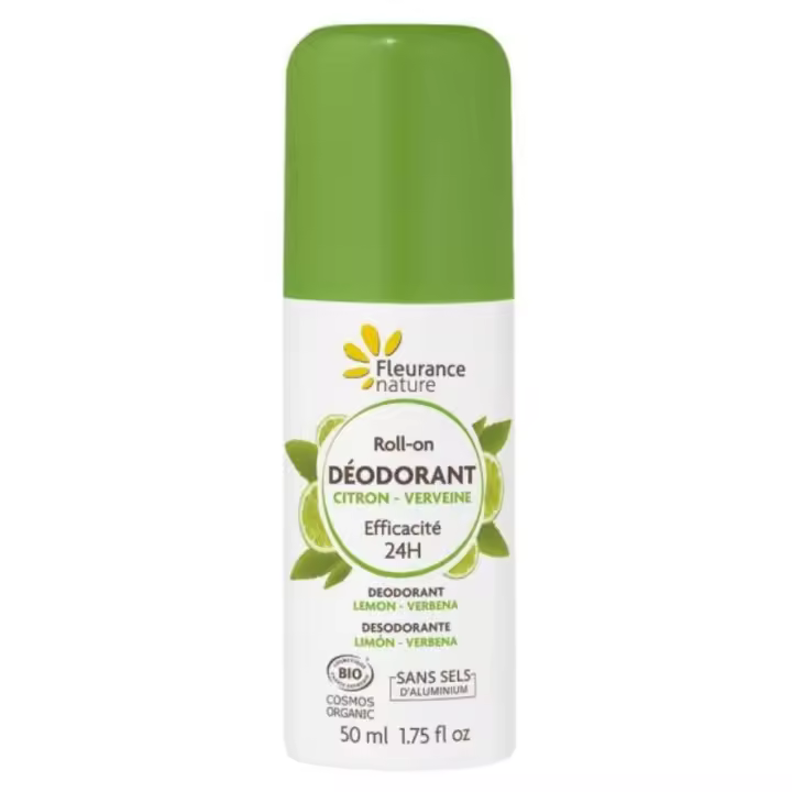 Desodorante Roll On Limon Verbena Bio 50ml Fleurance Nature - 1