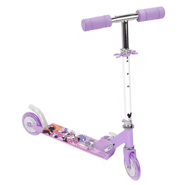 Patinete infantil de 2 Ruedas con  diseño de Unicorn en tonos suaves (3691 - 00000) Scooter Plegable, con puños ergonómicos y base antideslizante. Divertido y Ligero. Calidad al mejor precio. Seguridad según normativa CE. +3 años - 1