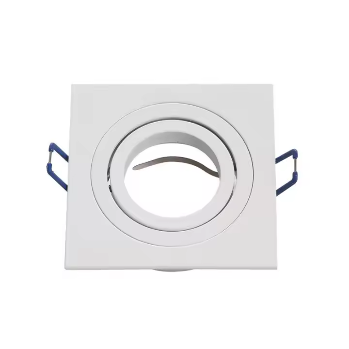 FABRILAMP FAB 14348CU01 | Empotrable Orient.cenote 1xgu10 Cuadrado Blanco 2x9,2x9,2 Cm 8 De Corte. C/portalampara - Diseño Moderno - 1
