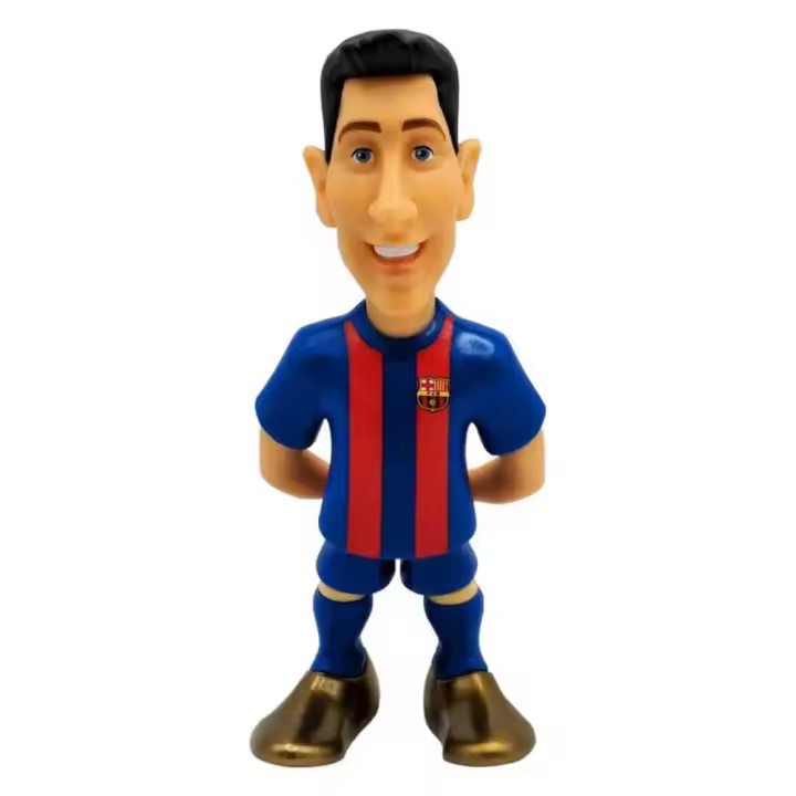 Minix Figura Robert Lewandowski Fc Barcelona 12 Cm - 1