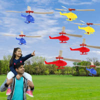 Helicóptero De Cable Para Niños Dragón De Bambú Juguete Volador Aleatorio Pequeño Avión De Juguete Material PVC Edad Recomendada 3-14 Años - details 3