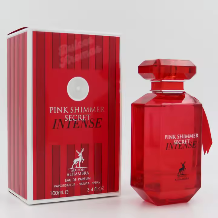 Pink Shimmer Secret Instense de Maison Alhambra Perfume árabe Mujer Dulce Elegante Dubái Eau de Parfum - 100ml - 1