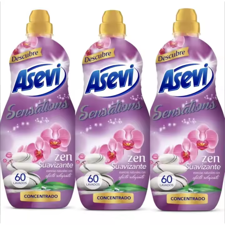 ASEVI- Suavizante Concentrado para Lavadora Asevi Sensations Zen - 60 Lavados - 1