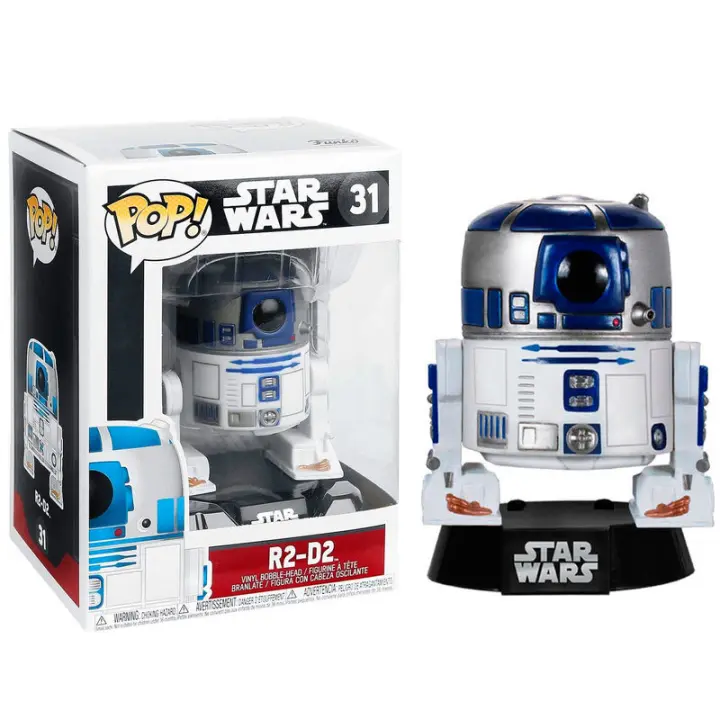 Figura Pop Vinyl Bobble Head Star Wars R2-D2-Figura de Vinilo Coleccionable - Idea de Regalo- Mercancia Oficial - Juguetes para Niños y Adultos - Movies Fans - Muñeco para Coleccionistas y Exposición - 1