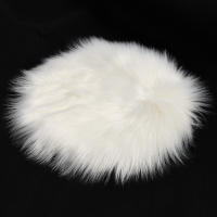 Alfombra De Lana De Oveja Brillante Y Suave De Alta Calidad 30Cm 40Cm Lavable Para Silla Cama Decoración Del Hogar Estilo Minimalista - details 1