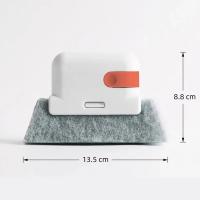 Herramienta De Limpieza 2 En 1 Para Ralladuras En Ventanas Y Puertas Cepillo Portátil Para Rastros De Puertas Deslizantes Herramientas De Limpieza - details 1