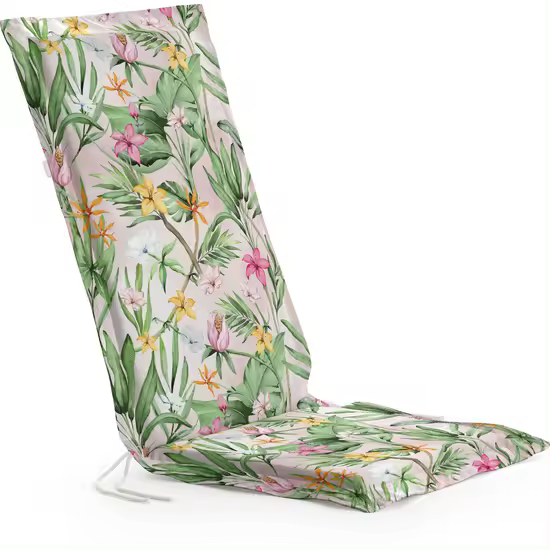 BL BELUM - Cojín  Silla de Jardín - Medidas Producto: Asiento sin volante: Grosor: 4 cm / Ancho: 41 cm / Largo: 37 m Respaldo sin volante: Grosor: 4 cm / Ancho: 53 cm / Largo: 64 cm - Modelo: 0120-406 - 1