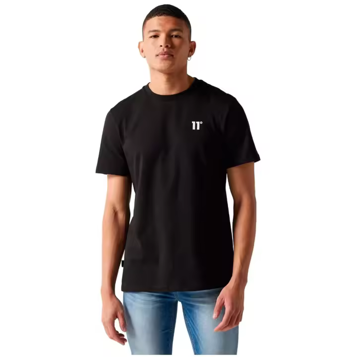 Camiseta de Manga Corta 11 DEGREES Premium Printed para hombre en color negro - 1