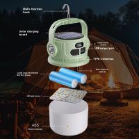 Lámpara Portátil Solar LED Recargable Impermeable Para Exteriores Noche Mercado Camping Tienda De Acampar Emergencia - details 3