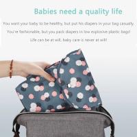 Bolso De Diaper Para Bebé Organizador Portátil De Viaje Al Aire Libre Mini Bolsa De Pañales Para Carrito Reutilizable Almacenamiento Para Mami - details 15
