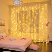 Luz De Encaje LED USB Para Dormitorio Decoración De Navidad Y Boda 3x3/3*2/3*1 Jardín De Hadas Instalación Self-Contained Fuente De Alimentación DC - details 9