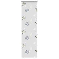 vidaXL Estor enrollable para ducha con casete 70x240cm tela ancho 66cm en color Gris claro/Splash/Adorno y más | protección solar decorativa para ventanas hogar oficina dormitorio fácil de instalar - details 7