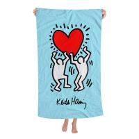 Toalla De Playa Microfibra Colorida De Keith Haring Toalla Rápida Para Piscina Viajes Y Gimnasio Absorbente Y Suave Tamaño 76x182 Cm - details 9