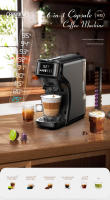 Cafetera de Cápsulas HiBREW H1B 6 en 1, Tanque de Agua de 600 ml, Extracción a 19 Bares de Presión, Modo Frío/Caliente, Indicador LED, para Cápsulas Kcup*/Nes*/DG*/Polvo de Espresso, Negro - details 0