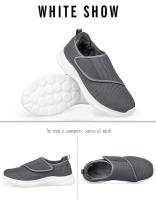 Zapatos De Caminar Para Mujer En Invierno Con Anchos Y Pies Enflados Ortopédicos Ajustables Confortables Diabéticos Con Cierre Hook & Loop Material De Suela De Goma - details 32