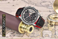 Reloj De Cuarzo Para Hombre PAGANI DESIGN Marca De Lujo Moda Militar Con Correa De Cuero Resistente Al Choque Y Agua Calendario Completo Múltiples Tiempos - details 3
