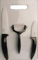 Set de Cocina Schafer - Precisión, Comodidad y Durabilidad en 4 Piezas - Utensilios de Corte de Cerámica y Tabla de Cortar Resistentes - Ideal para el Uso Diario en tu Cocina - details 0